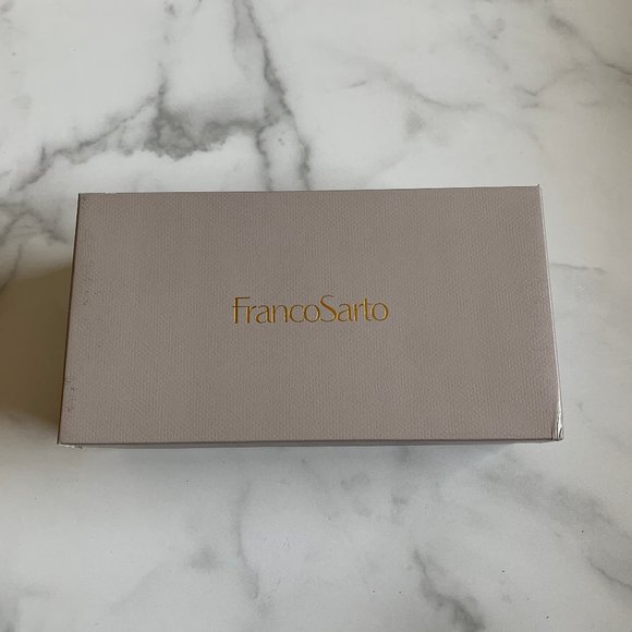 NEW Franco Sarto Rayna brown snakeskin point toe print mules Size 8.5 - Picture 8 of 8